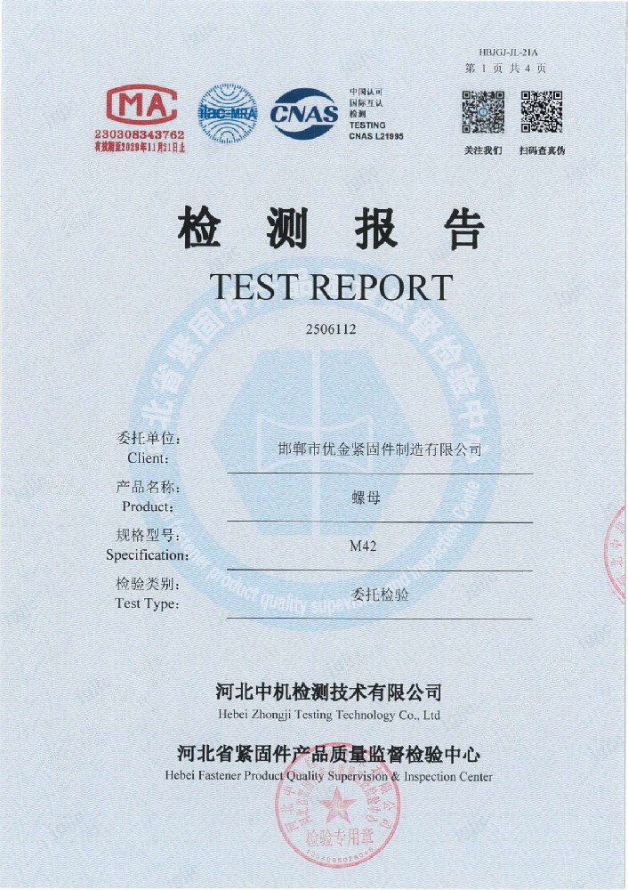 Product Testing Report